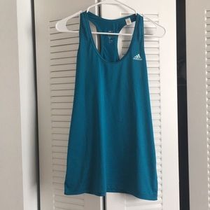 Teal Adidas Long Tank